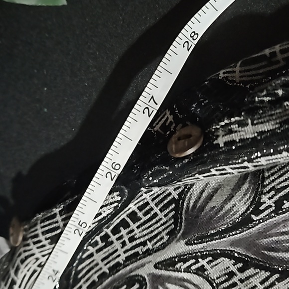 Cruise Wear OS Gray Black Fringe Draping Cover w Metallic Thread and Cutouts - Picture 10 of 11